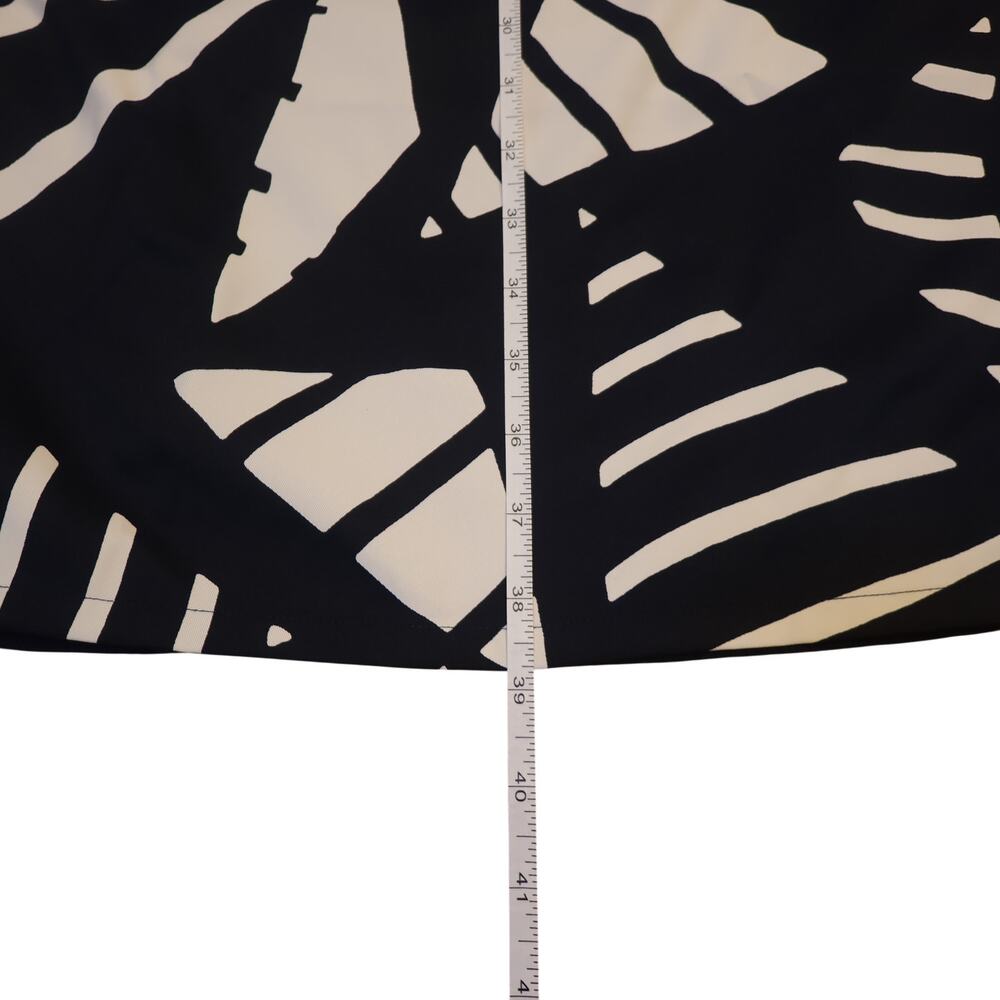 Lauren Ralph Lauren Navy Shift Dress L Geometric Print Officecore - Picture 14 of 15